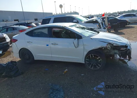 2017 Hyundai Elantra Limited z USA, uszkodzony, nr VIN 5NPD84LF5HH000558